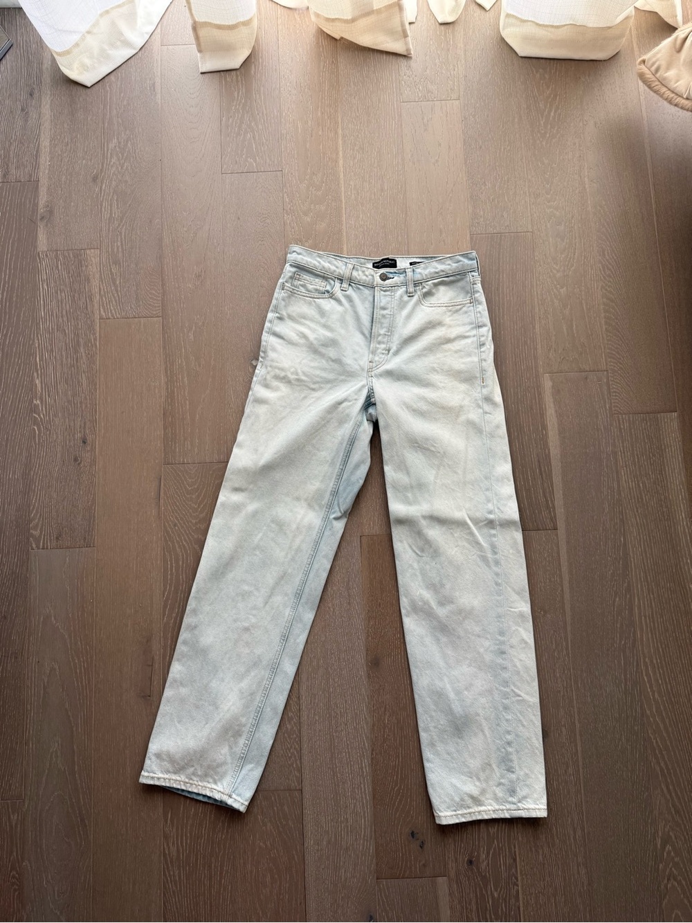 Banana Republic Light Wash Straight Leg Jeans